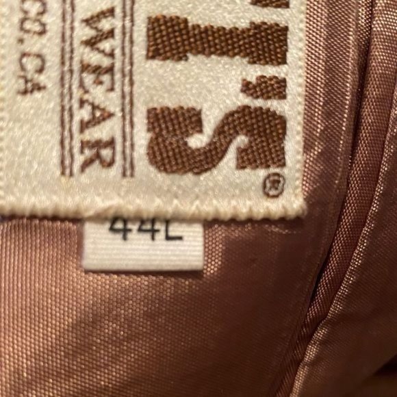 Levi's Tan Sport Coat with Notched Lapels and Structured Silhouette - Picture 11 of 12